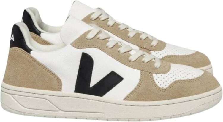 Veja Chroomvrij Leer Suède Sportieve Sneakers Multicolor Heren