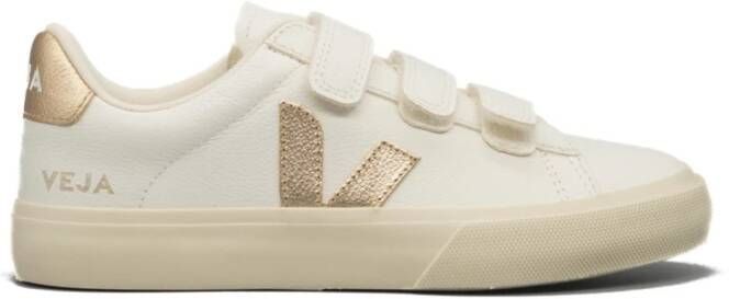 Veja Chroomvrije Leren Sneakers Recife Logo White Dames