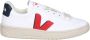 Veja Witte Sneakers met Rode V en Marineblauwe Hiel White - Thumbnail 4
