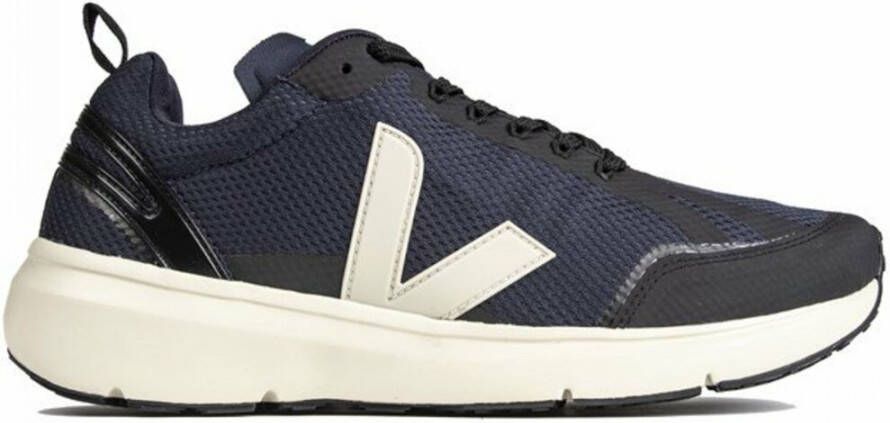 Veja Zwarte en Witte Condor 2 Alveomesh Sneaker Black Heren