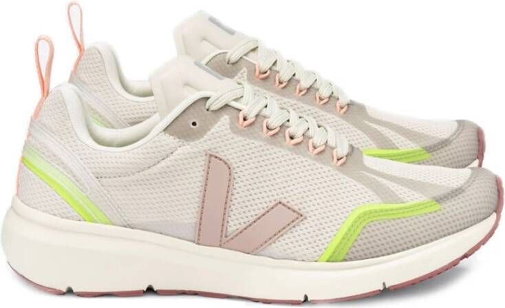Veja Condor 2 Alveomesh Sneakers Natural Babe Jaune-Fluo Pink Dames