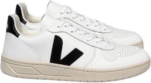 Veja CWL White Black Sneakers V-10 Wit Dames
