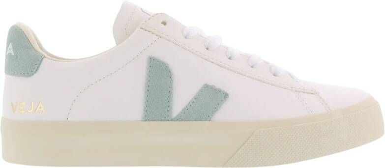 Veja Dames Campo Sneaker Leer Wit Matcha White Dames