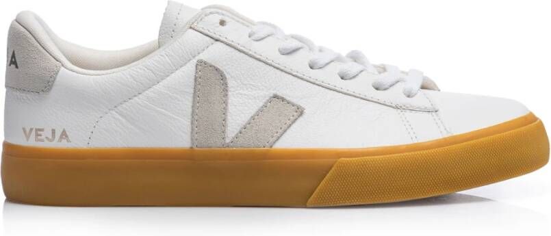Veja Dames Sneakers Origineel Leer Laag-Top White Dames - Foto 3