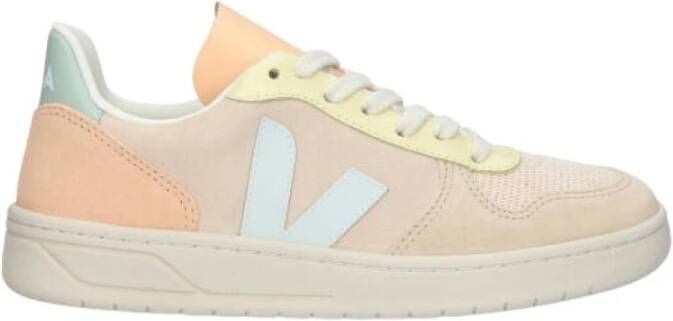 Veja Stijlvolle en comfortabele V-10 Suede sneakers Beige Dames - Foto 5