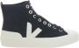Veja Nova hoge sneakers in zwart biologisch katoen Black - Thumbnail 1
