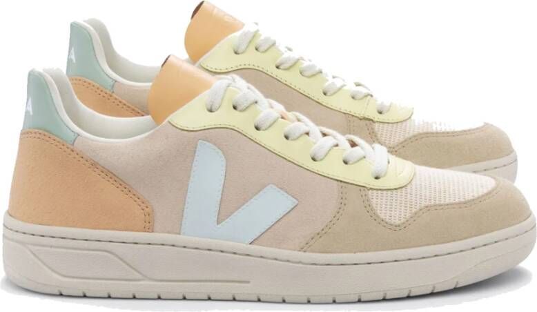 Veja Duurzame Suede Sneaker Multico-36 Oranje Dames