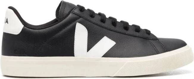 Veja Eco Leren Sneakers Black Dames