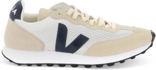 Veja Rio Branco Sneaker in wit beige en blauw Wit Heren