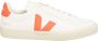Veja Leren Logo Sneakers Vetersluiting Ronde Neus White - Thumbnail 16