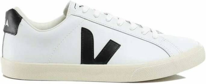 Veja Esplar lederen sneakers Wit Dames