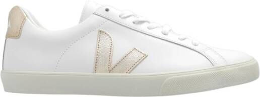 Veja Esplar Logo Leather Dames Sneakers Schoenen Leer Wit EO0202490A