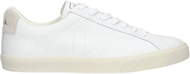 Veja Esplar Logo Leather Heren Sneakers Schoenen Leer Wit EO020005B - Foto 5