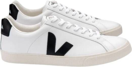 Veja Esplar Logo Leather Heren Sneakers Schoenen Leer Wit EO020005B - Foto 4