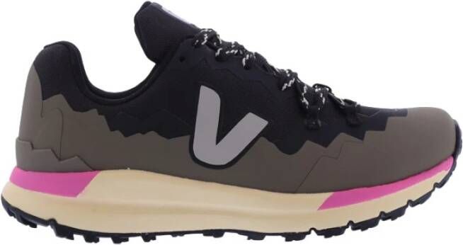 Veja Fitz Roy Trek-Shell Wandelschoenen Dames Black Oxford Grey Kaki