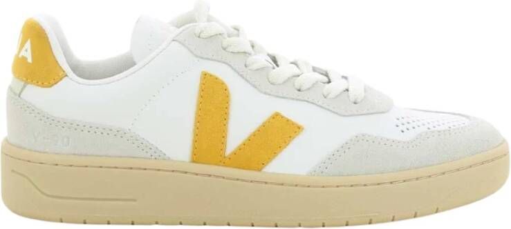 Veja Gele Damesschoenen V-90 White Dames