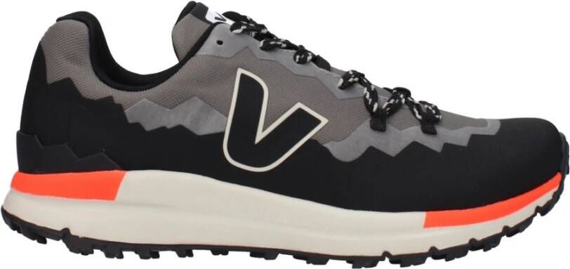 Veja Grijze Stoffen Sneakers Street Style