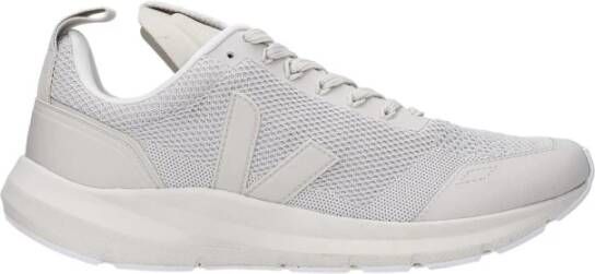 Veja Grijze Stoffen Sportieve Sneakers met Zijdetail