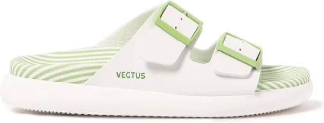 Veja Groene Cactus Strepen Sandalen Multicolor Dames