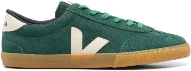 Veja Groene Suède Volley Sneakers Green - Foto 6
