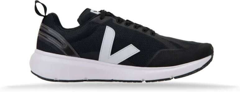 Veja Zwarte en Witte Condor 2 Alveomesh Sneaker Black