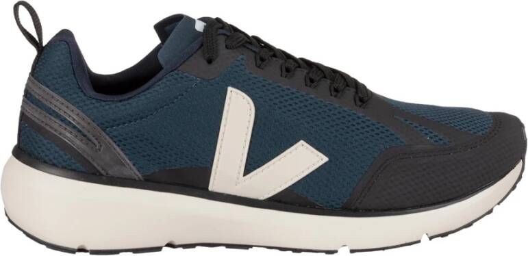 Veja Zwarte en Witte Condor 2 Alveomesh Sneaker Black Heren