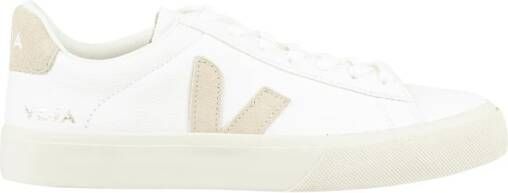 Veja Leren Sneakers Ronde Neus Logoprint