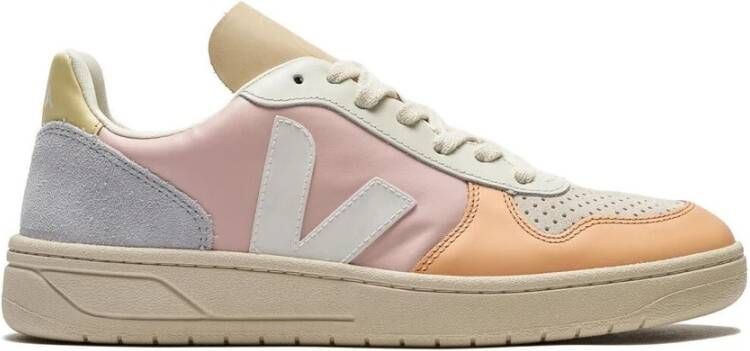 Veja Leren V-10 Sneakers Multicolor Dames