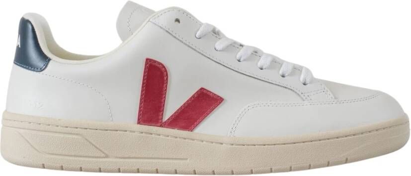 Veja Leren V-12 Sneakers White Heren