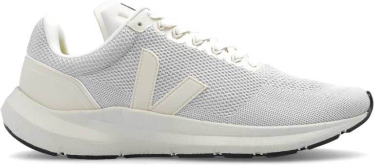 Veja V-Knit Sneakers in Krijt en Pierre White Heren