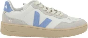 Veja Minimalistische leren sneakers met contrasterende hiel Multicolor Dames