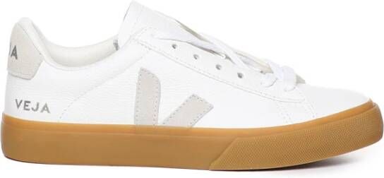 Veja Minimalistische Witte Leren Sneakers White Dames