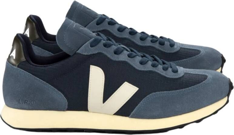 Veja Nautische Stijl Sneakers Rio Branco Ripstop Blauw Heren