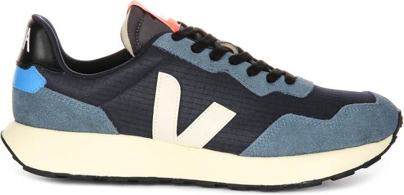 Veja Navy White Dames Suède Mesh Sneakers