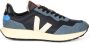 Veja Navy White Suède Mesh Sneakers Mannen - Thumbnail 1