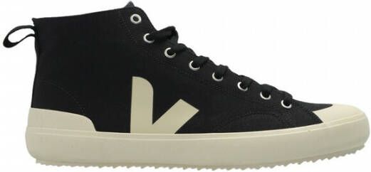 Veja Nova heren hoge sneakers in zwart biologisch katoen Black Heren