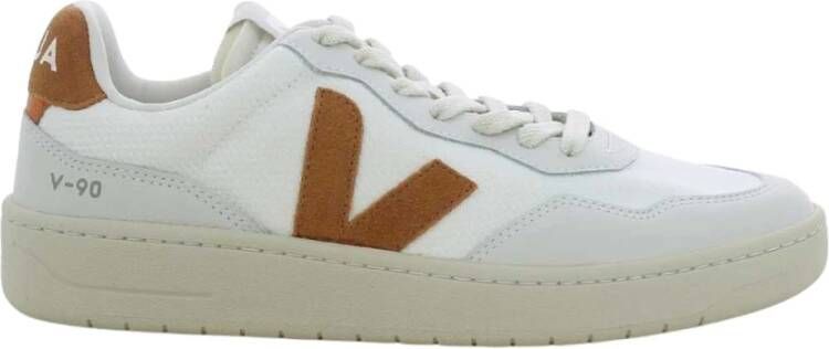 Veja Oranje Herensneakers V-90 H White Heren
