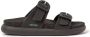 Veja Premium Zwarte Cactus Leren Sandalen Black Dames - Thumbnail 1