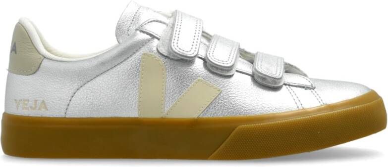 Veja Recife Logo Leren sportschoenen