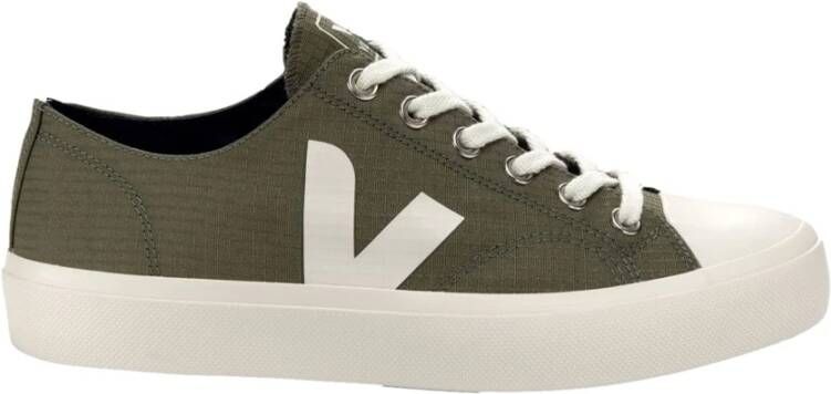 Veja Khaki Pierre Low Ripstop Sneakers Green