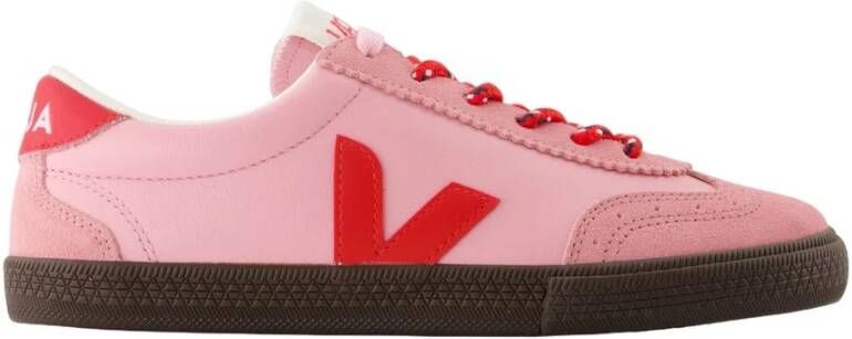 Veja Low-Top Sneakers Volley in poeder roze