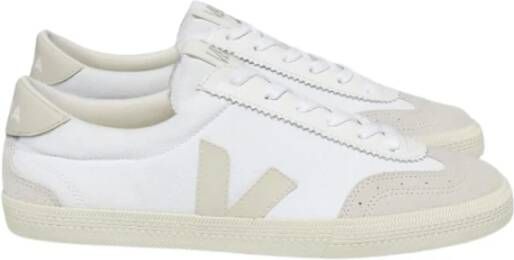 Veja Volley sneaker van canvas met suède details