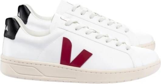 Veja Witte Sneakers met Rode V en Marineblauwe Hiel White - Foto 5