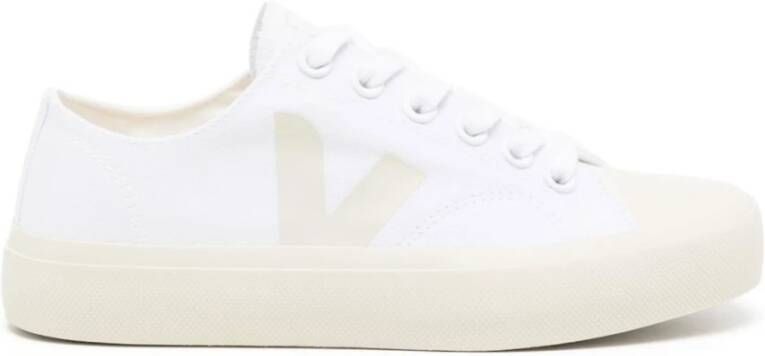 Veja Canvas Low-Top Sneakers Wit Pierre White