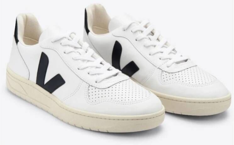 Veja V-10 den Patch Logo Geperforeerde Details Rubberen Zool White - Foto 4