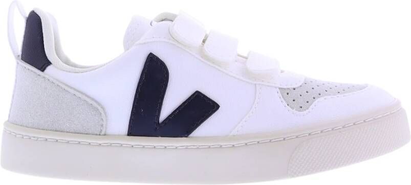 Veja Small-V-10-Velcro CWL Wit Unisex