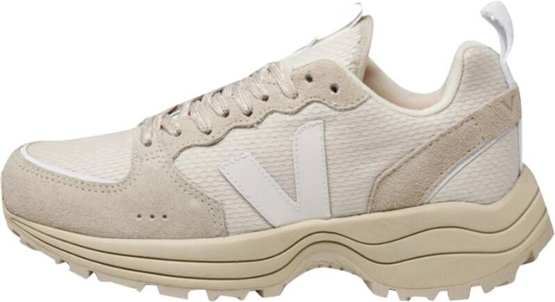 Veja Witte Tech Fabric Sneakers met Suède Inzetstukken White Dames - Foto 6