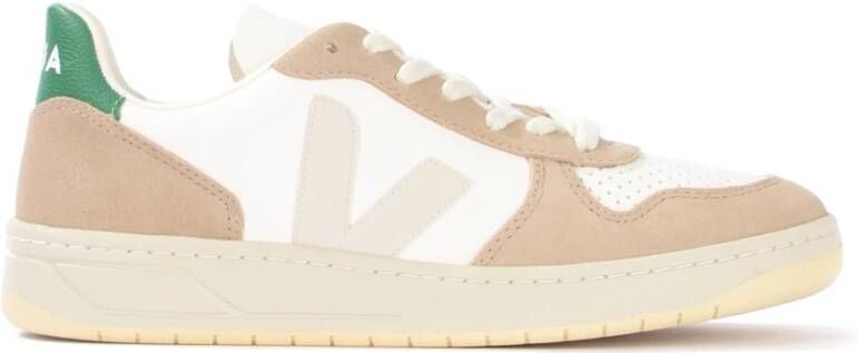 Veja Low-Top Sneakers Extra-White Sahara Emeraude Beige Dames