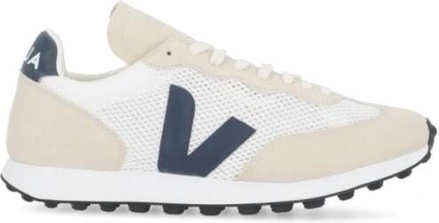 Veja Rio Branco Sneaker in wit beige en blauw Wit Heren