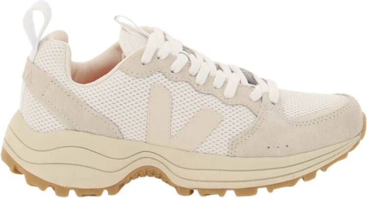 Veja Witte Tech Fabric Sneakers met Suède Inzetstukken White Dames - Foto 9